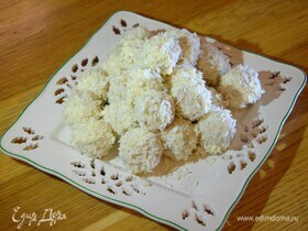 Песочное печенье «Кокосовые снежки»