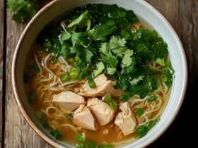 Суп с индейкой в азиатском стиле