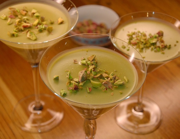 Фисташковая панна котта Фисташковая панна котта