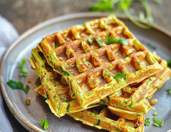 Кабачковые вафли