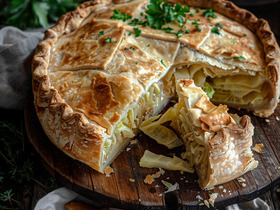 Пирог с капустой