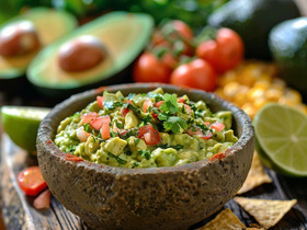 Гуакамоле с лаймом и кинзой