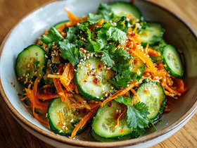 Огурцы по-корейски с соевым соусом