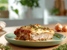 Свинина в духовке по-французски