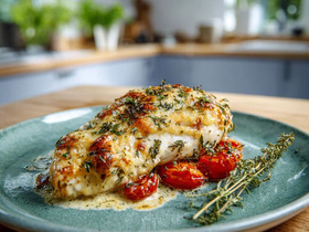 Курица по-французски в духовке