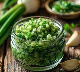 Чесночные стрелки через мясорубку