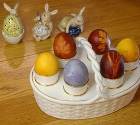 Крашеные пасхальные яйца