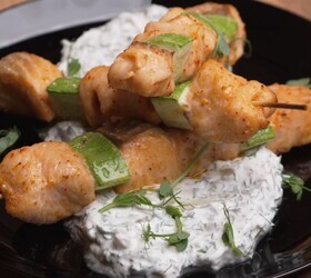 Шашлычки из лосося