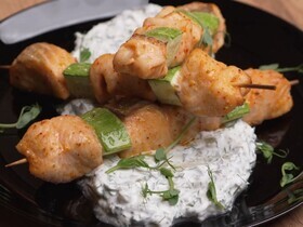 Шашлычки из лосося