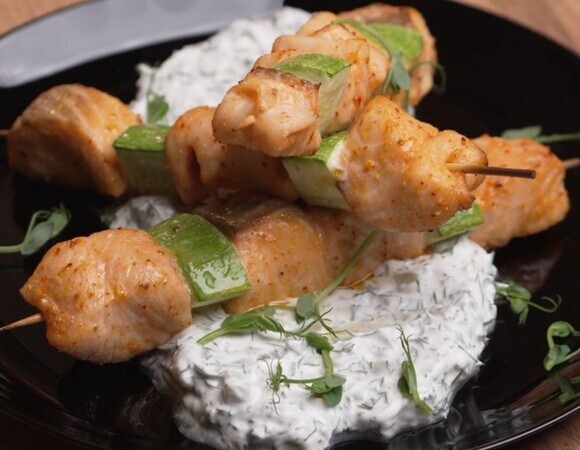 Шашлычки из лосося