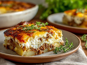 Картофельная запеканка с фаршем