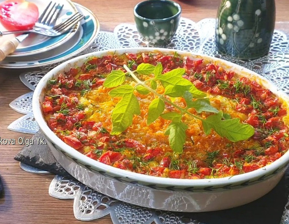 Овощная запеканка с манной крупой