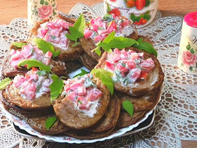 Котлеты из куриной печени с припеком